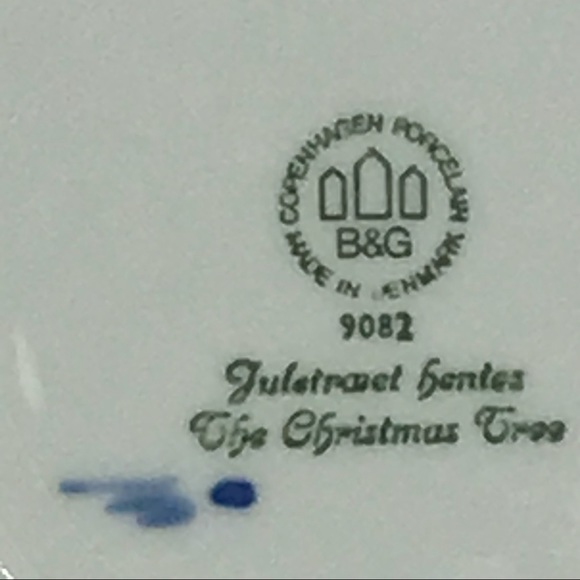 🎄🎁 Royal Copenhagen’s Bing & Grondahl Christmas Collector’s Plate - 1982 - Picture 3 of 5